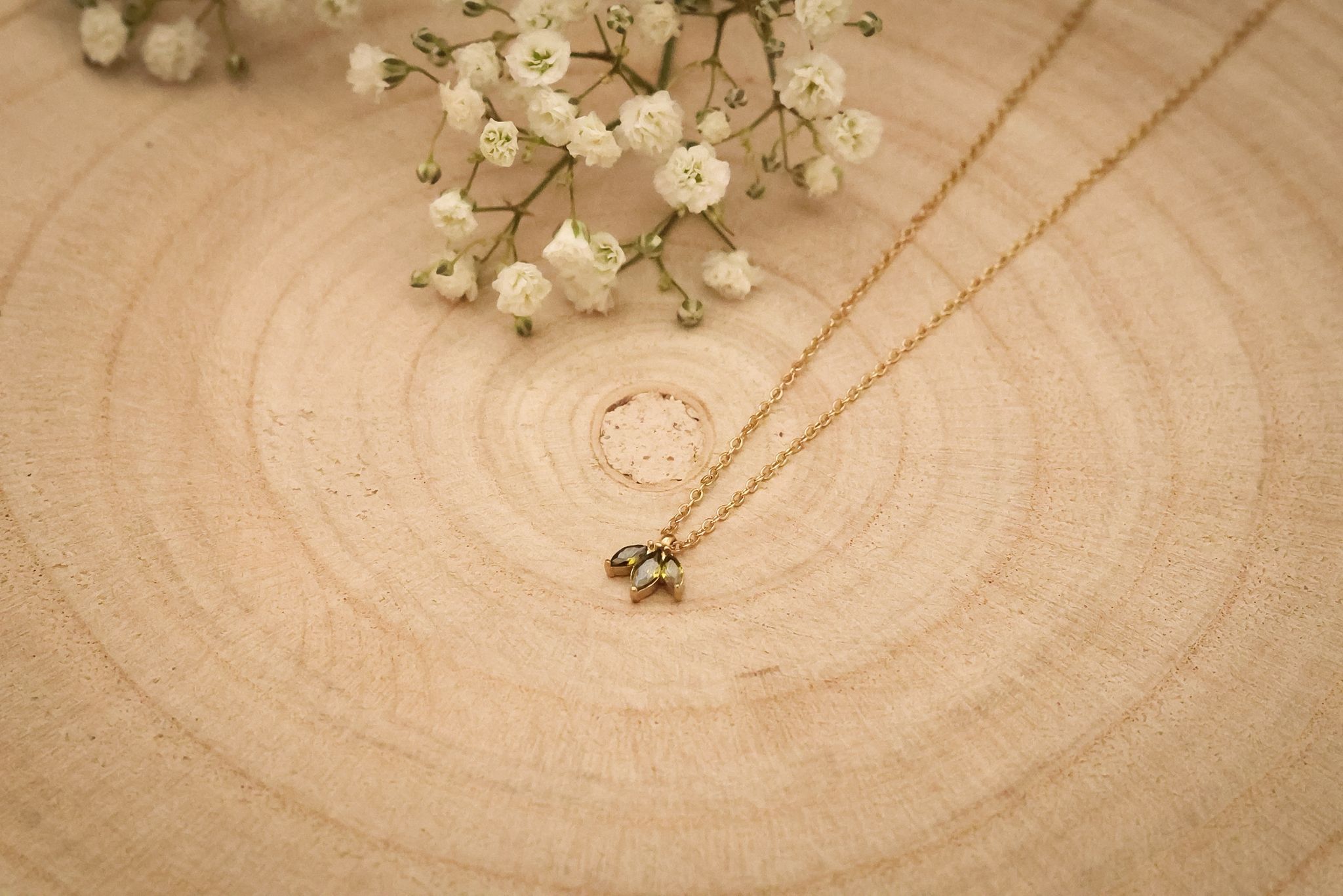 COLLIER YASMINE VERT