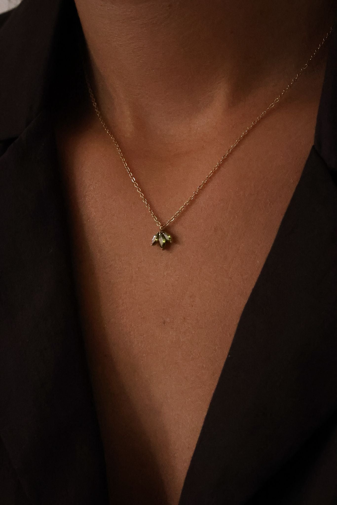 COLLIER YASMINE VERT