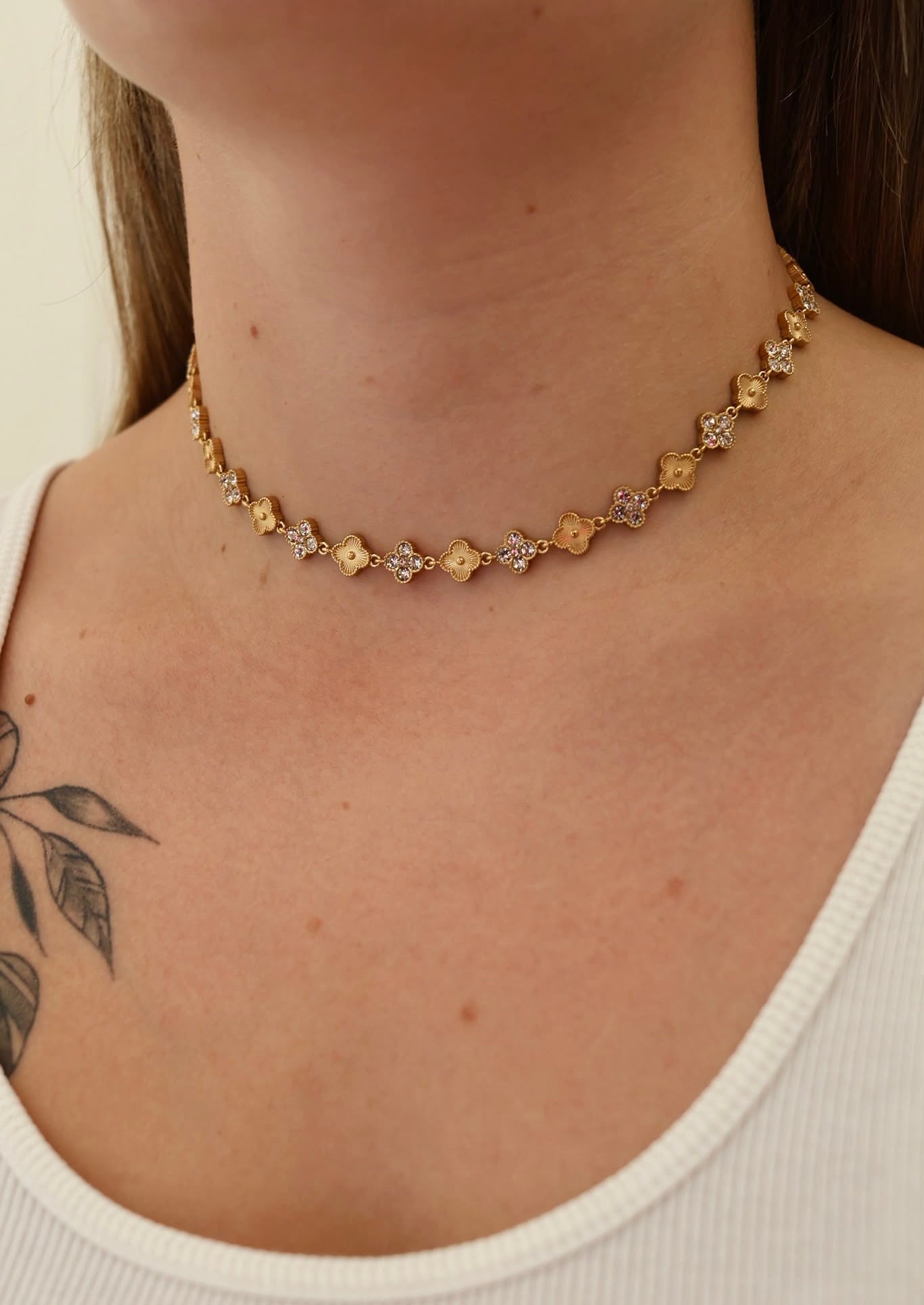 COLLIER CATALEYA DORÉ