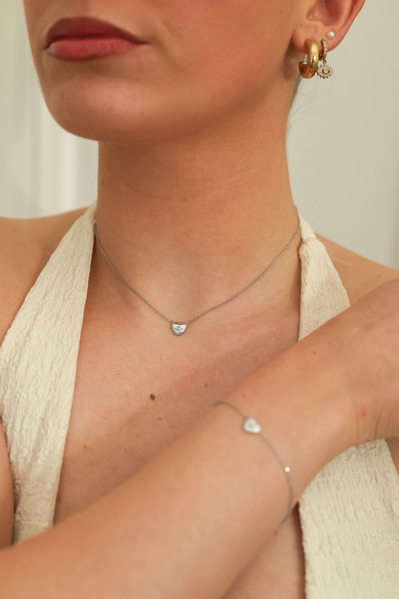 COLLIER OPHELYA ARGENTÉ