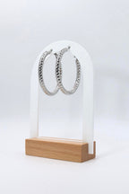 BOUCLES YOLANDE ARGENTÉES