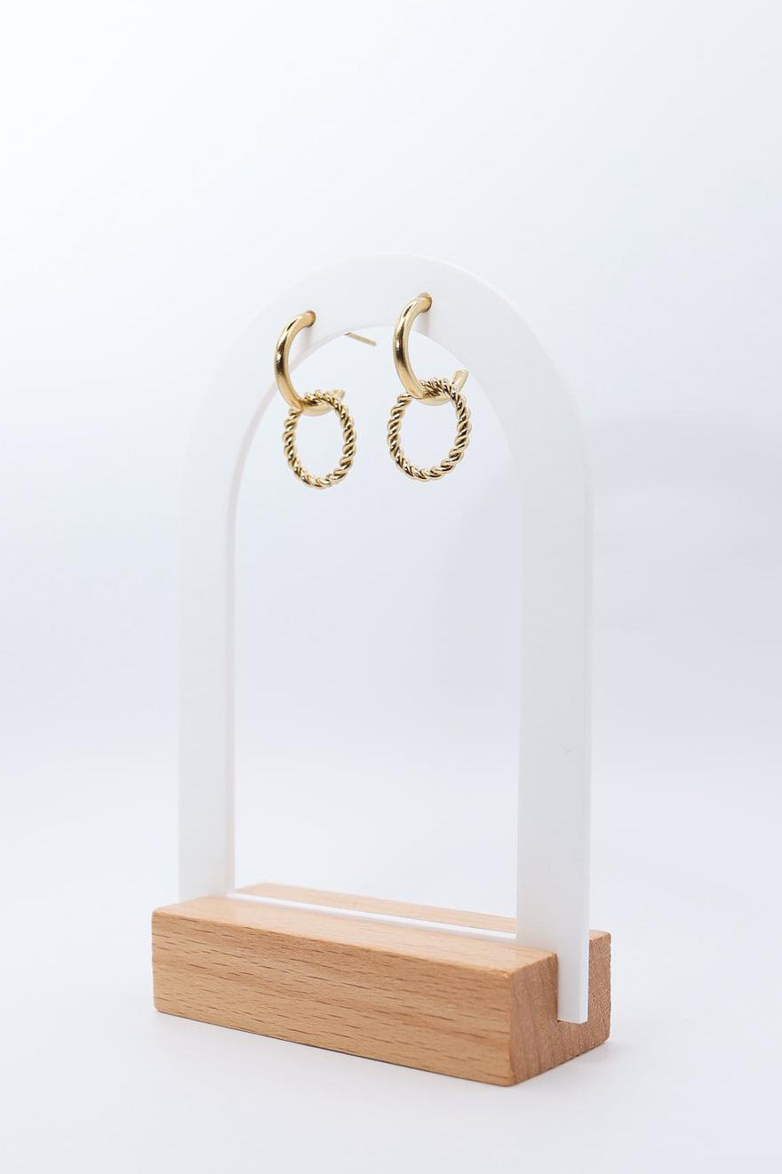 BOUCLES DELYA DORÉES